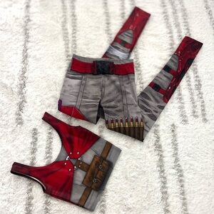 Poprageous Bullet Activewear Set Costume in XS